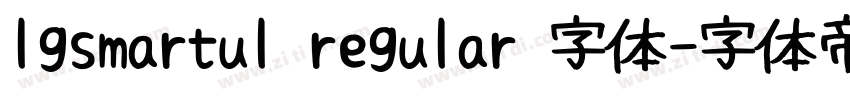 lgsmartul regular 字体字体转换